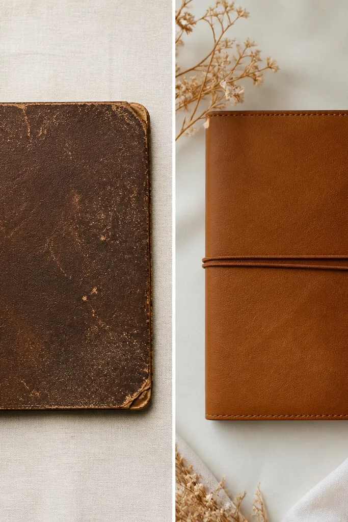 Before and After: Diary Cover Transformation