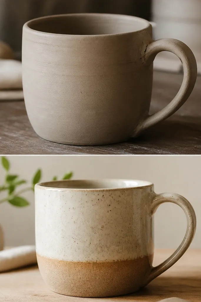Handmade Mug Transformation Before and After