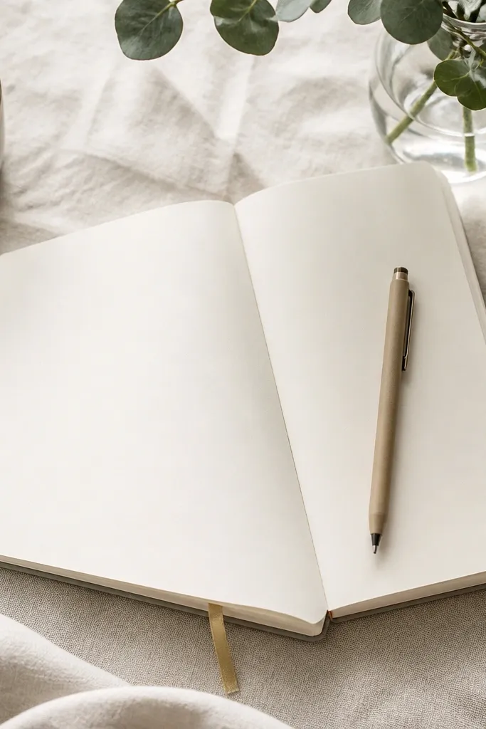 Modern Minimalist Diary Ideas for Clean Spreads