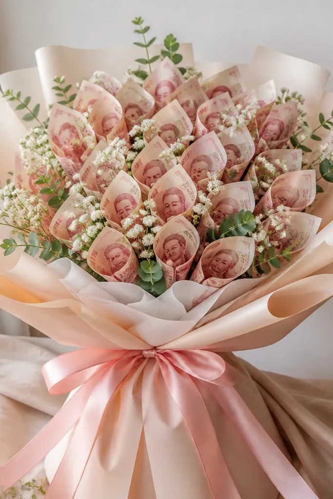 Money Bouquet Birthday Gift Ideas They'll Love
