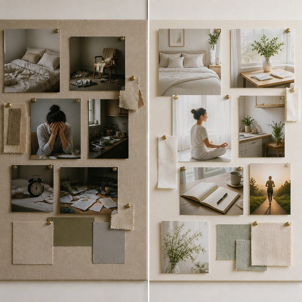 Prayer Board Ideas Before and After Transformation