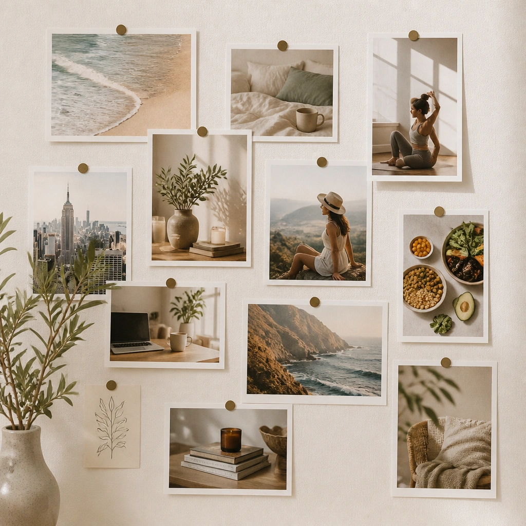 Removable Vision Board Ideas Pictures for Renters