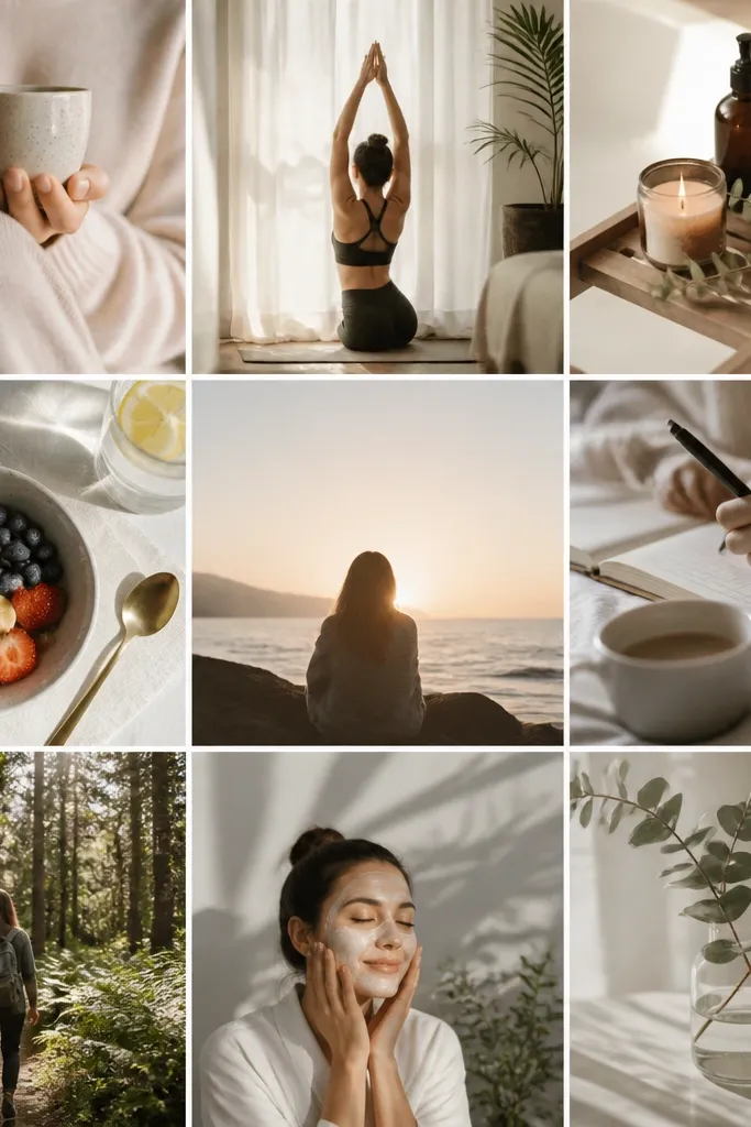 Self-Care Vision Board Pictures to Reset