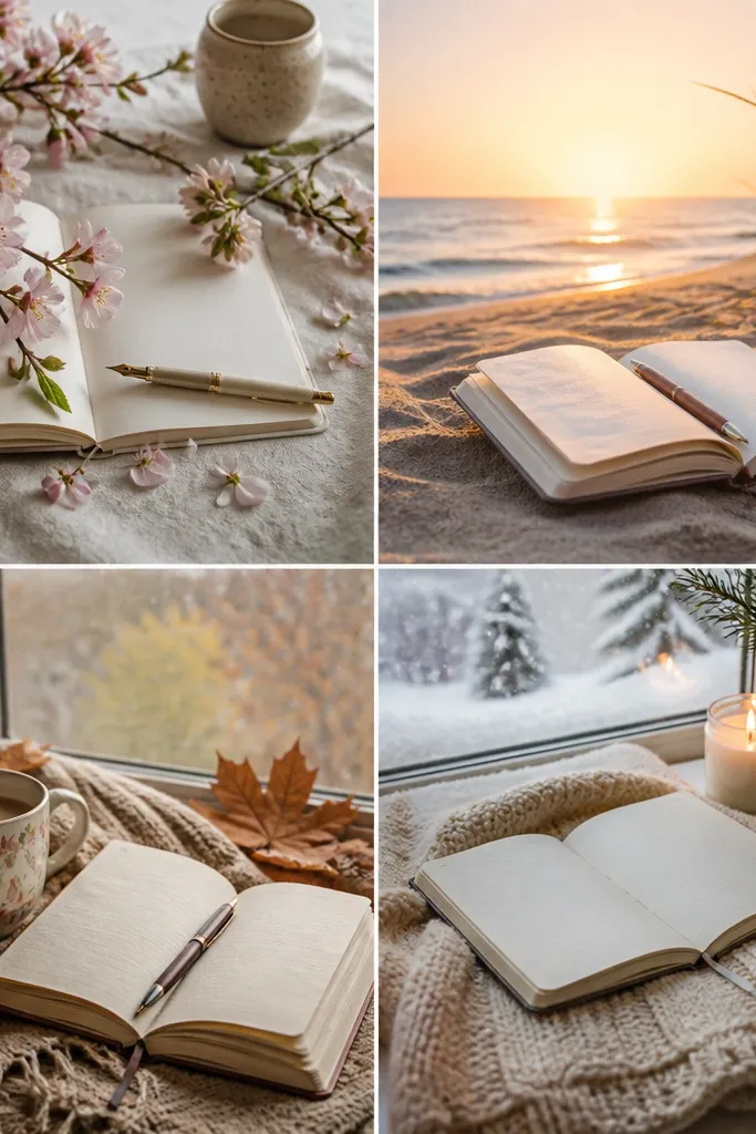 Year-Round Aesthetic Diary Ideas for Every Season